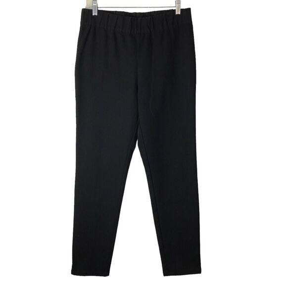 Soft Surroundings Pants - Soft Surroundings Pants Pull On‎ Black Elastic Waist Womens M Straight Stretch